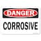 Signmission OSHA Danger Sign, 7" Height, 10" Width, Rigid Plastic, Corrosive, Landscape, L-19323 OS-DS-P-710-L-19323 - alternate 1